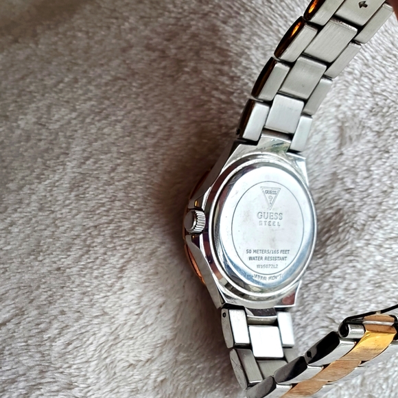 Guess Women's Mini Prism Two-toned Silver Gold Watch, W15072L2 - Picture 11 of 16